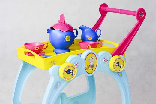 Peppa Pig Ensemble à thé et chariot de service jouet