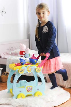 Peppa Pig Ensemble à thé et chariot de service jouet