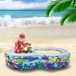 Jilong Pool inflatable Figure 8 pool 69 in x 43 in x 18 in