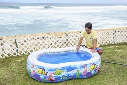 Jilong Pool inflatable Figure 8 pool 69 in x 43 in x 18 in
