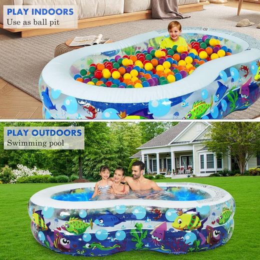 Jilong Pool inflatable Figure 8 pool 69 in x 43 in x 18 in