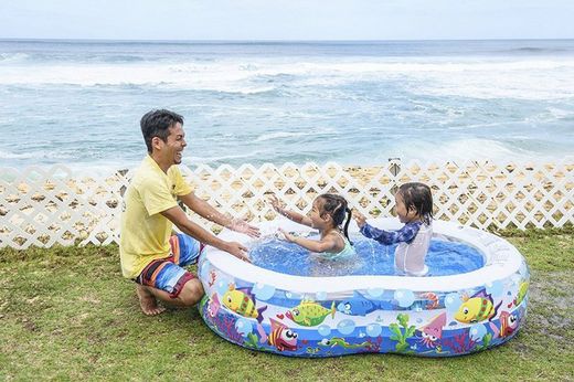 Jilong Pool inflatable Figure 8 pool 69 in x 43 in x 18 in