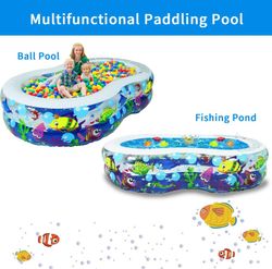 Jilong Pool inflatable Figure 8 pool 69 in x 43 in x 18 in