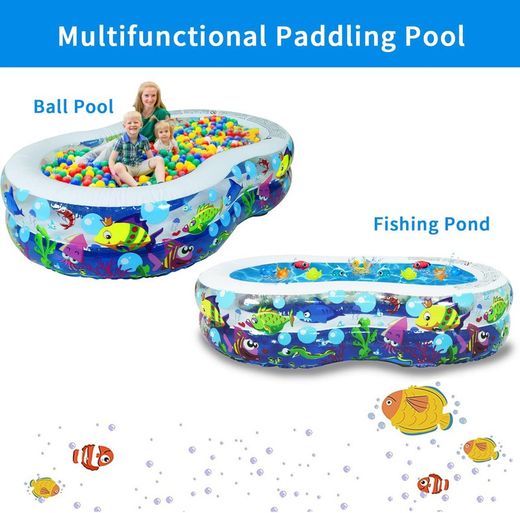 Jilong Pool inflatable Figure 8 pool 69 in x 43 in x 18 in