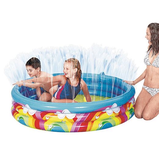 Jilong Piscine gonflabe enfants d´Arc en ciel