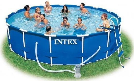 Piscina Intex Metal Frame 457 x 91 cm con depuradora
