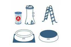 Intex 15´x 36" Metal Frame Swimming Pool