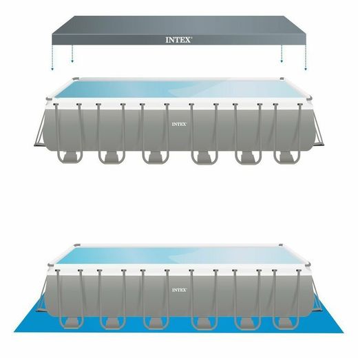 Intex Ultra XTR Frame Pool 732 x 366 x 132 cm mit Sandfilter