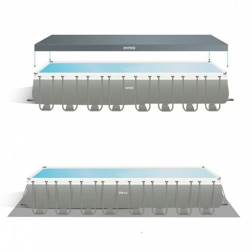 Intex Ultra XTR Frame Pool 975 x 488 x 132 cm mit Sandfilter