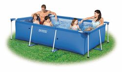 Intex 28270 Piscina Rectangular Small Frame familiar 2.20m