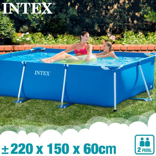 Intex 28270 Piscina Rectangular Small Frame familiar 2.20m