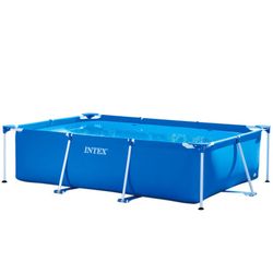 Intex 28272 Piscina Rectangular Small Frame familiar 3.00m x 2.00 m x 0.75 m