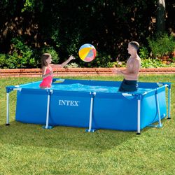Intex 28272 Piscina Rectangular Small Frame familiar 3.00m x 2.00 m x 0.75 m