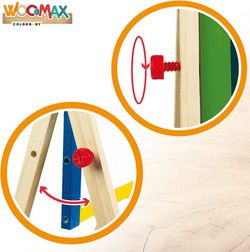 Woomax Doppel-Holzstaffelei