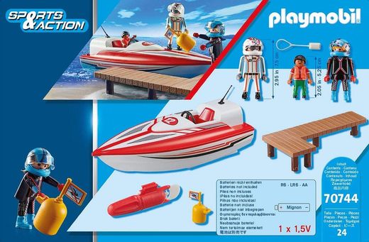 Playmobil 70744 Vedette rapide à moteur submersible