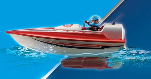 Playmobil 70744 Vedette rapide à moteur submersible