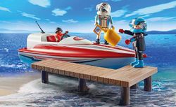 Playmobil 70744 Vedette rapide à moteur submersible
