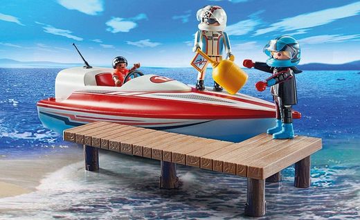 Playmobil 70744 Vedette rapide à moteur submersible