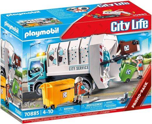 Playmobil 70885 Camion poubelle avec lumières