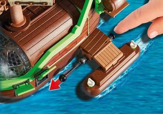 Playmobil Chamäleon-Piratenschiff mit Rubin