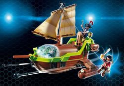 Playmobil Chamäleon-Piratenschiff mit Rubin
