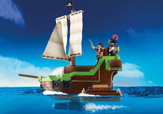 Playmobil Chamäleon-Piratenschiff mit Rubin