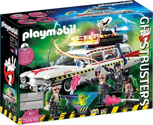 Playmobil 70170 Ghostbusters Ecto-1A con Luz y Sonido