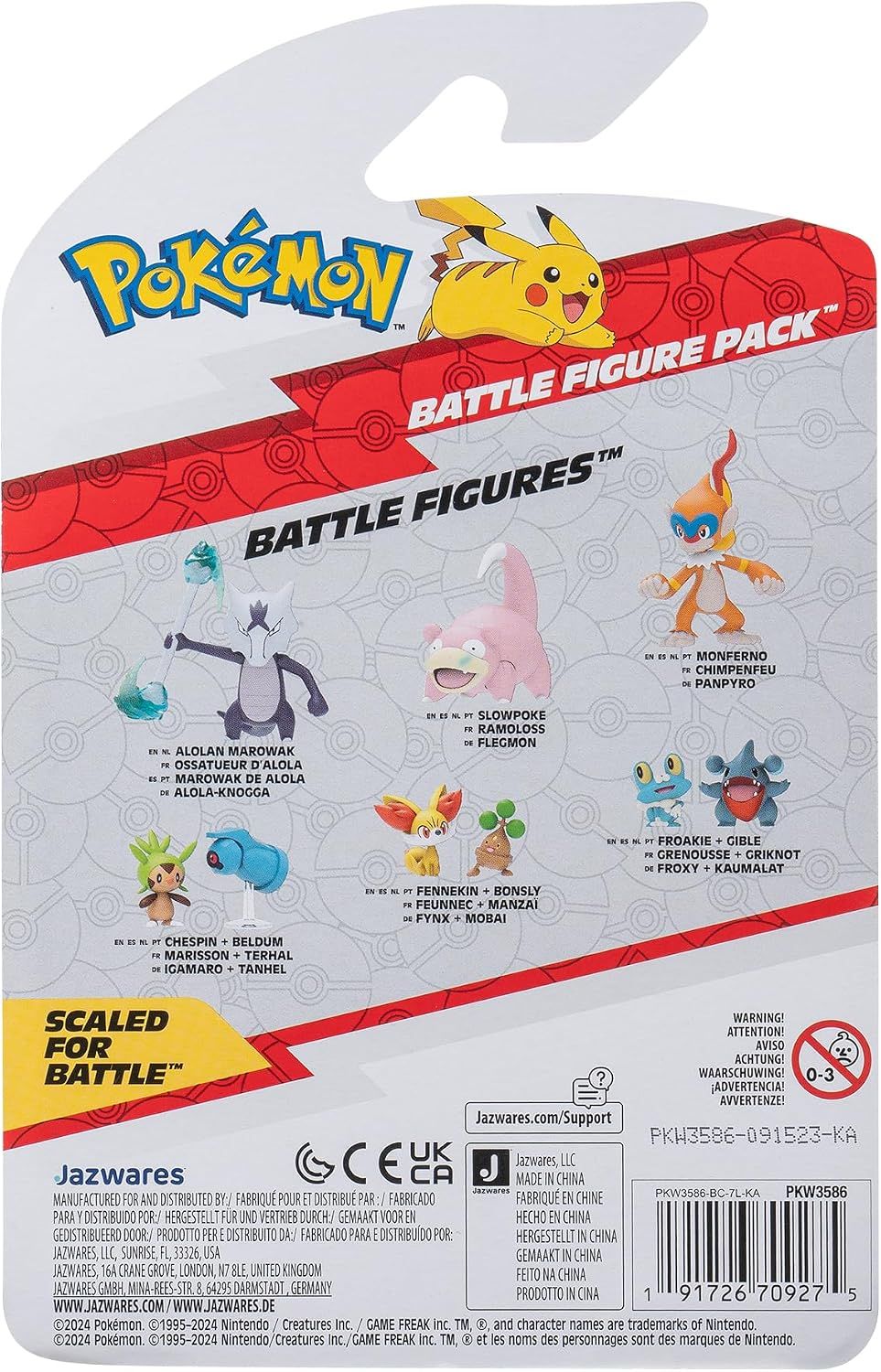 Pokémon Battle Figure Pack Squirtle y Pikachu · Bandai