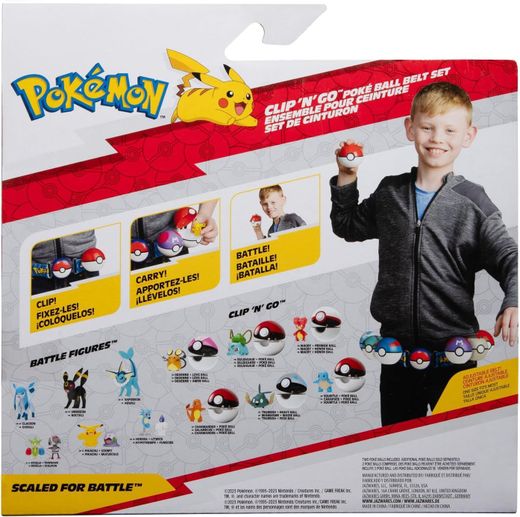 Pokémon Pikachu Clip ‘N’ Go Belt Set