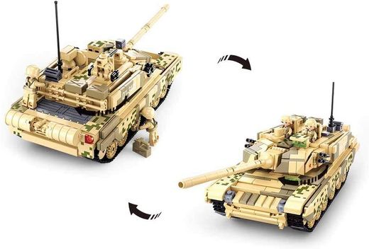 Sluban Tanque Juego de construcción 893 pcs