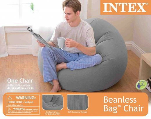 Intex Chaise Pouf gonflable