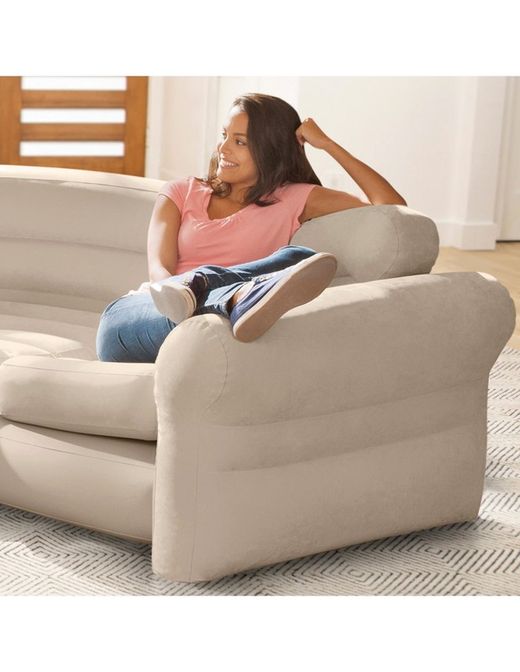 Intex Canapé d'angle Gonflable 2,57 m x 2,03 m x 76 cm