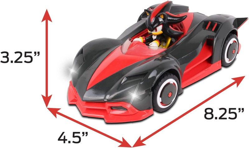 Voiture Télécommandée Sonic Speed RC – Commande En Forme D'anneau – Échelle 1:5 – Dès 4 Ans