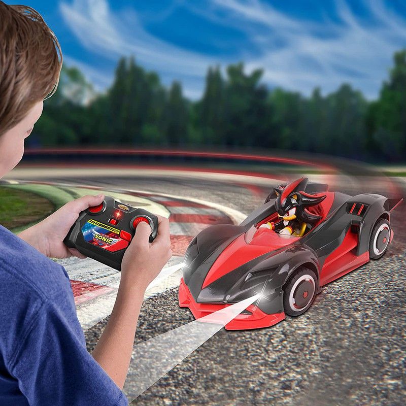 Sonic Speed RC - Voiture Radiocommandée Sonic - Télécommande En Anneau - 1:5