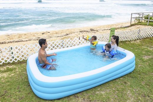 Sun Club Piscina Familiar hinchable rectangular 305 cm x 183 cm x 56 cm