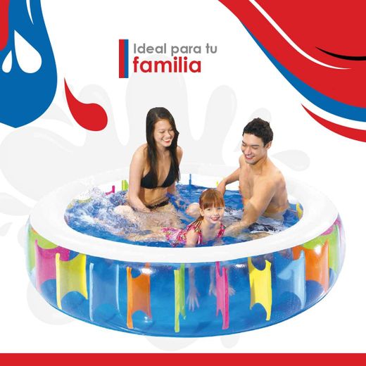 Sun Club Piscine familiale ronde 190 cm x 50 cm