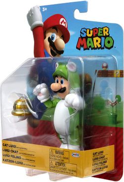 Nintendo Super Mario Figura Luigi Felino con Campana