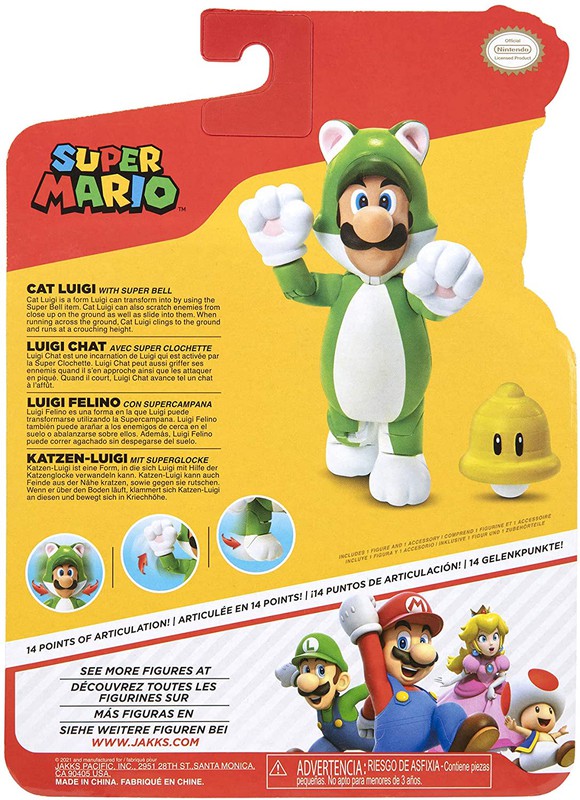 Nintendo Super Mario Coffret de figurines Mario et ses…