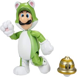 Nintendo Super Mario Figura Luigi Felino con Campana