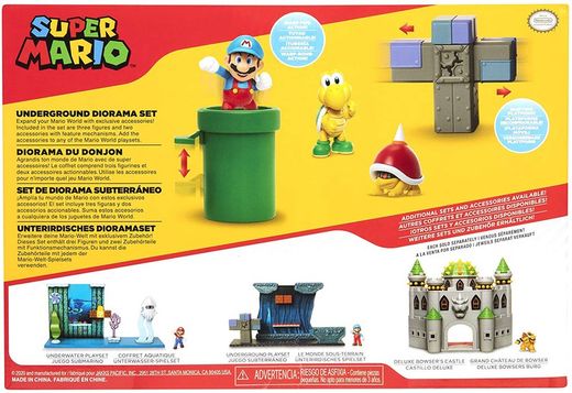 Super Mario Underground Diorama-Set