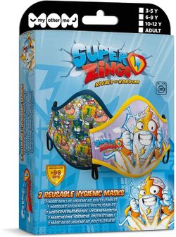 SUPERTHINGS 2er-Pack hygienische Gesichtsmasken