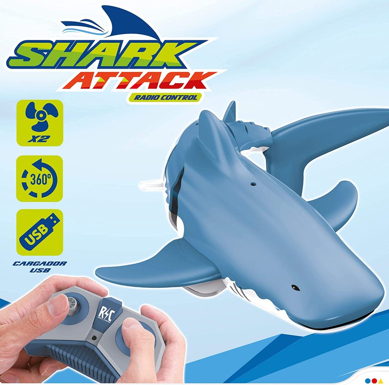 Requin Radiocommandé Shark Attack — Joguines i bicis Gaspar