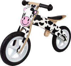Woomax Bicicleta de Madera sin pedales Vaquita 12"